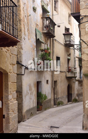 Les rues et les coins du village médiéval de Valderrobres, Mantarraya, Teruel province, Aragon, Espagne Banque D'Images