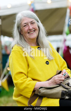 Hay Festival, Hay on Wye, Royaume-Uni - Vendredi 1er juin 2018 - Mary Beard, Professeur de musique classique à l'Université de Cambridge au Hay Festival - photo Steven May / Alamy Live News Banque D'Images