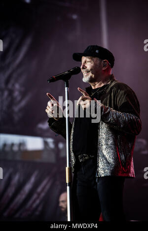 Turin, Italie. 1er juin 2018. Vasco Rossi vivent au Stade olympique © Roberto Finizio / Alamy Live News Banque D'Images