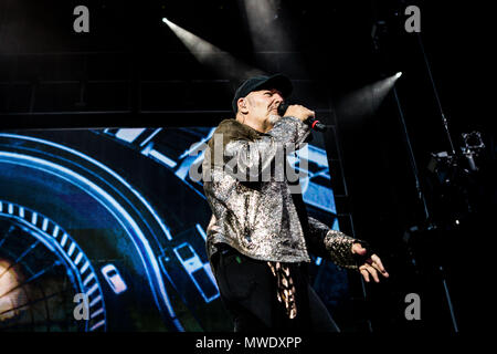 Turin, Italie. 1er juin 2018. Vasco Rossi vivent au Stade olympique © Roberto Finizio / Alamy Live News Banque D'Images