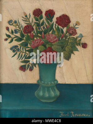 . Fleurs dans un vase . Octobre 1909 271 Henri Rousseau - fleurs dans un vase (V 236) Banque D'Images