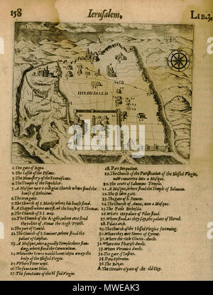 . Anglais : George Sandys. Rapport d'un voyage commencé une : Dom : 1610. Foure Bookes. Contenant une description de l'Empire turc, d'Aegypt, de la Terre Sainte, London, W. Barrett, 1615. 1615. George Sandys (1577-1644), écrivain de voyage Description français colonisateur et poète voyageur anglais, colonist et poète Date de naissance/décès 2 Mars 1577 Mars 1644 Lieu de naissance/décès Bishopthorpe Palace Boxley contrôle d'autorité : Q5544276 : VIAF 76334788 ISNI : 0000 0000 8156 0309 RCAC : n50016635 35474878 NLA : GND : 118794418 291 WorldCat Ierusalem - George Sandys - 1615 Banque D'Images
