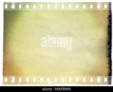 Bande de film sépia Vintage frame with copy space. Banque D'Images