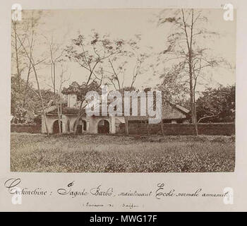 . Anglais : auteur est décédé il y a 100 ans . 17 septembre 2012, 23:19:41. Emile Gsell 338 Khai pagode Tuong au Vietnam 1871 Banque D'Images