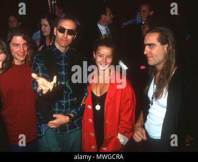 HOLLYWOOD, CA - 11 juillet : Musicien Les Claypool de Primus bande et vous assister à la 'Bill & Ted's Bogus Journey' Hollywood Premiere le 11 juillet 1991 au Mann's Chinese Theatre à Hollywood, Californie. Photo de Barry King/Alamy Stock Photo Banque D'Images