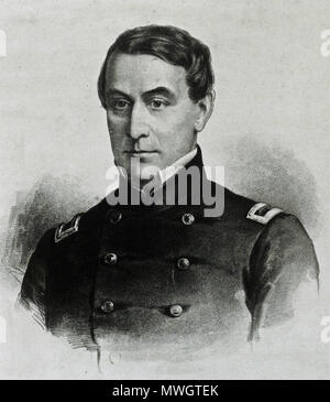 . Le Major Robert Anderson - Commandant du Fort Sumter . 1860. Ce fichier n'est pas informations sur l'auteur. 389 Le Major Robert Anderson Banque D'Images