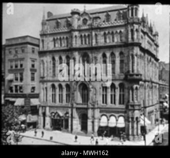 . Temple maçonnique, coin de Tremont et Boylston St., Boston, 19e ch. 19e siècle. Auteur inconnu 405 MasonicTemple Boston 19thc Banque D'Images