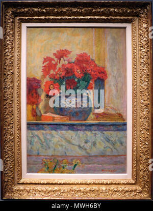 . Anglais : Red Flowers Italiano : fiori rossi . Anglais : gracieuseté de Dickinson, Londres New York (n. 402) . 1927 ; 2016-03-14 16:54:34. Sailko 482 Pierre Bonnard, fiori Rossi, 1927 Banque D'Images