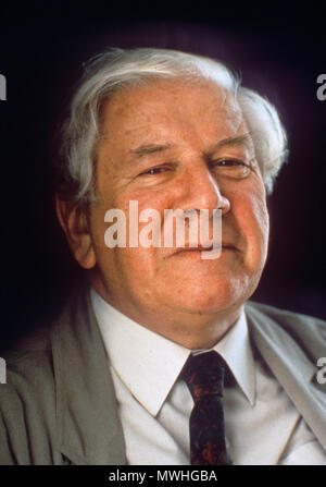 PETER USTINOV (1921-2004) acteur, écrivain et humoriste en 1986 Banque D'Images