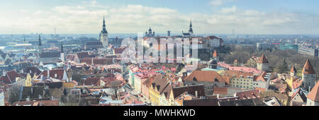 La ville de Tallinn, Estonie Banque D'Images