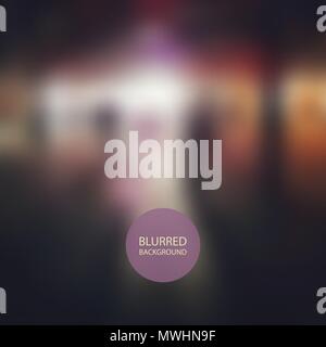 De style moderne de couleur d'arrière-plan flou abstrait Creative Design Modèle avec étiquette circulaire - Illustration EPS modifiables librement en format vectoriel10 Illustration de Vecteur