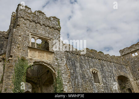 Château de Carew historique à Pembrokeshire, Pays de Galles, Angleterre, RU Banque D'Images