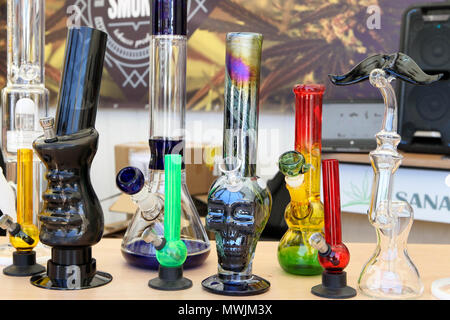 Expo et conférences internationales sur le Cannabis Médical et du chanvre. La plus grande foire commerciale de cannabis de la péninsule des Balkans, au coeur o Banque D'Images