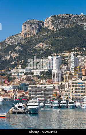 Le Port Hercule, La Condamine, Monte Carlo, Monaco Banque D'Images