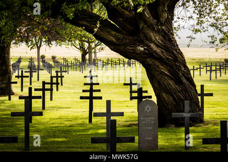 Cimetière allemand Première Guerre mondiale Neuville St Vaast, près d'Arras, France Banque D'Images