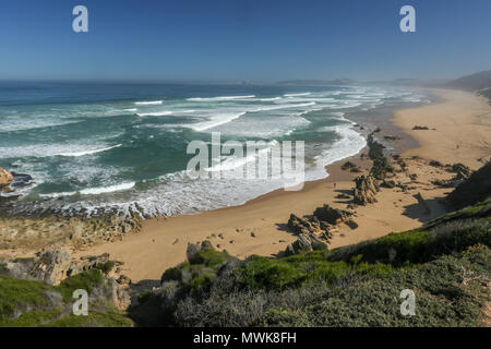 Plage de Brenton-on-Sea, Eden, municipalité de district de la province de Western Cape, Afrique du Sud Banque D'Images