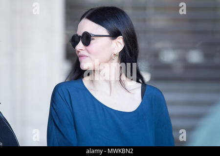 Rome, Italie. 01 Juin, 2018. L'actrice italienne Romina Mondello durant la photocall du film italien "Rabbia Furiosa - Er Canaro' Credit : Matteo Nardone/Pacific Press/Alamy Live News Banque D'Images