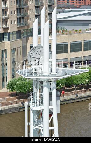 Quay West et de vues, Salford Quays, Manchester Banque D'Images