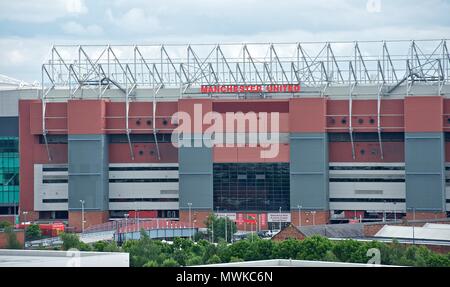 Quay West et de vues, Salford Quays, Manchester Banque D'Images