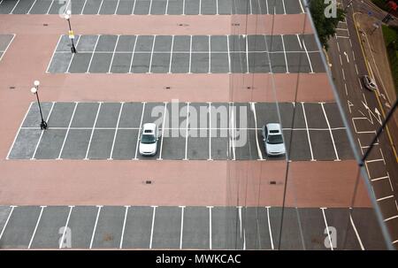 Quay West et de vues, Salford Quays, Manchester Banque D'Images