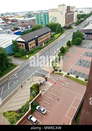 Quay West et de vues, Salford Quays, Manchester Banque D'Images