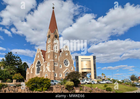 Windhoek, Namibie, Afrique, Christuskirche Banque D'Images