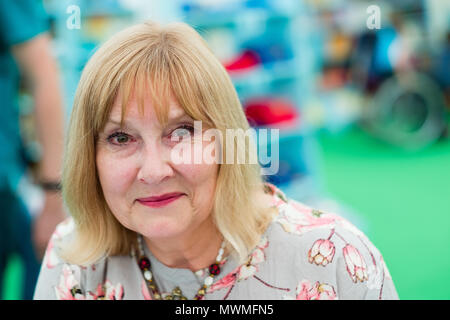 Helen F. Rappaport, auteur britannique et ex-actrice. Elle se spécialise dans l'ère victorienne et la Russie révolutionnaire au Hay Festival de la littérature et des Arts, Mai 2018 Banque D'Images