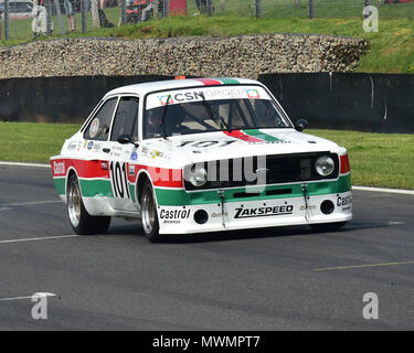 Malcolm Smith, Ford Escort MK2 Zakspeed BDG, CSN Groep, Youngtimer Touring Car Challenge, Masters Festival Historique, Brands Hatch, Dimanche 27 Mai 2 Banque D'Images