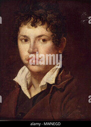 . Q18415087 . English : Ingres Portrait d'homme à la boucle d'oreille 1804 musée Ingres Montauban . 27 octobre 2014, 14:50:15 Portrait 495 homme boucle d'oreille Ingres 1804 Banque D'Images