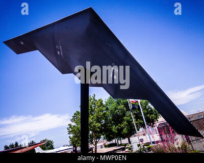 Stock Photo - Lockheed SR-71 Blackbird Airpark, Air Force Flight Test (AFFT) Musée, Palmdale, Californie, États-Unis © Hugh Peterswald/Alamy Banque D'Images