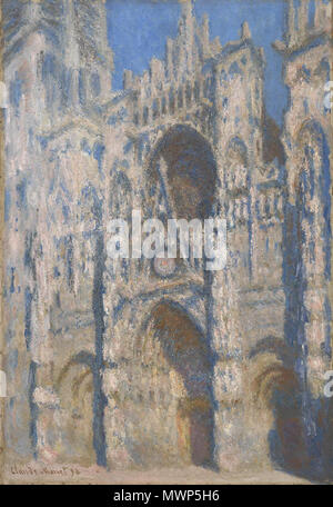 . La Cathédrale de Rouen . 1894. Claude Monet (1840-1926) Noms alternatifs Oscar-Claude Monet peintre français Description Date de naissance/décès 14 Novembre 1840 5 décembre 1926 Lieu de naissance/décès Paris Giverny l'impressionnisme période de travail lieu de travail Paris, Argenteuil, Vétheuil Giverny ; Poissy ; contrôle d'autorité : Q296 : VIAF 24605513 ISNI : 0000 0001 2124 4328 ULAN : 500019484 RCAC : n79055527 NLA : 35358556 530 WorldCat La Cathédrale de Rouen Monet-X9913-a5 Banque D'Images