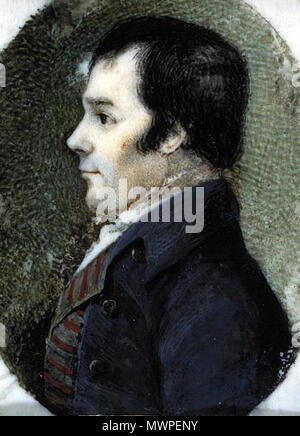 . Anglais : fr:Robert Burns, le poète national de l'Écosse, par Alexander Reid. 19 août 2007 (date d'origine). Le programme original a été Yallery Brown à fr.Wikipedia 525 Robertburnsprofile Banque D'Images
