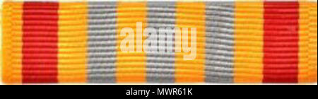 . Anglais : République du Vietnam Médaille d'honneur des Forces armées, First Class (Ruban) (Việt-Nam Cộng Hòa-Danh-Dự Bội-Tinh, Hạng Nhất) . 24 janvier 2014, 20:17:24. Même. 534 1stCL AFHM RVN Banque D'Images