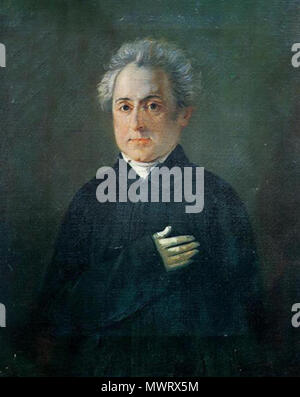 . Anglais : Portrait de Dionysios Solomos Ελληνικά : Προσωπογραφία Διονυσίου Σολωμού άγνωστο από του. καλλιτέχνη Μουσείο Ιστορικής Εθνολογικής Εταιρείας και της. . 567 Inconnu 4 portrait Solomos Banque D'Images