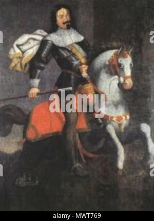 . Portrait de Kaspar Jodok von Stockalper Stockalper 577 peinture baroque . Banque D'Images