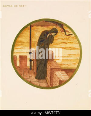 . Anglais : D'après le site web des musées de Birmingham 'Une page de l'édition en fac-similé de Burne-Jones' Fleur livre, l'un des 38 dessins reproduits à l'aquarelle par Henri Piazza et Cie, pour la Fine Art Society, Londres, en 1905.' Fleur en question n'est-il pas 'vient' . 1905 596 La Fleur livre - s'agit-il pas Banque D'Images