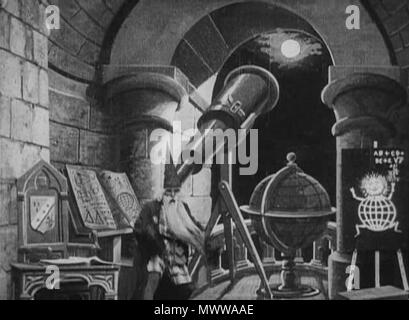 435 Méliès, la lune à un mètre (160 à 162 Film Star, 1898) 01 Banque D'Images