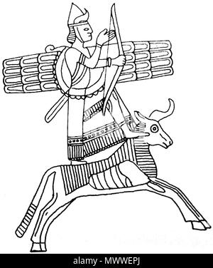 . Urartian de Dieu un bouclier découvert à Anzaf forteresses, Turquie . 1999. NewShivini EvgenyGenkin:l'utilisateur 442 Banque D'Images