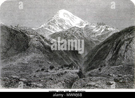 . Anglais : voyages dans le Caucase central et Basan : y compris des visites d'Ararat et Tabreez et ascensions de Kazbek et Elbruz . 1869. Douglas William Freshfield (1845-1934) 614 voyages dans le Caucase central et Bash P.186 Banque D'Images