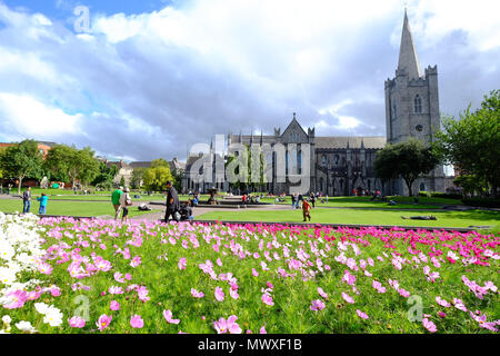 Saint Patrick's Park et la Cathédrale St Patrick, Dublin, République d'Irlande, Europe Banque D'Images