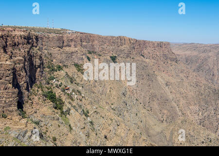 Magnifique paysage de montagnes autour de Habala, Abha, Arabie saoudite, Moyen Orient Banque D'Images