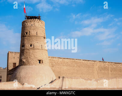 Le Musée de Dubaï, le Fort Al Fahidi, Dubaï, Émirats arabes unis, Moyen Orient Banque D'Images