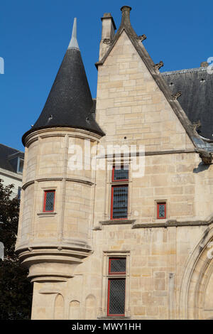 Hôtel de sens (Bibliothèque Forney), Paris, France. Banque D'Images