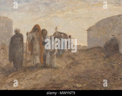 . Nederlands : Een woestijnbegrafenis. huile sur toile. 55 × 75,5 × 29,7 cm (21,6 in). Rijswijk, RCE (B718). Dans eigendom van het Rijksmuseum Amsterdam (SK-A-2876). . Entre 1877 et 1922. Marius Bauer (1867-1932) Noms alternatifs Marius Alexandre Jacques Bauer, pseudonyme : Rusticus Description peintre, dessinateur, graveur et caricaturiste Date de naissance/Décès 25 Janvier 1867 18 juillet 1932 Lieu de naissance/décès d'Amsterdam La Haye période de travail de 1879 à 1932 lieu de travail à La Haye (1879-1893), Amsterdam (vers 1895), Bussum (1897-1899), Amsterdam (1900-....), Aerdenhou Banque D'Images