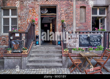 Wroclaw Wroclaw Motyla Noga Restaurant pub ancienne prison de la ville médiévale de Wroclaw Banque D'Images