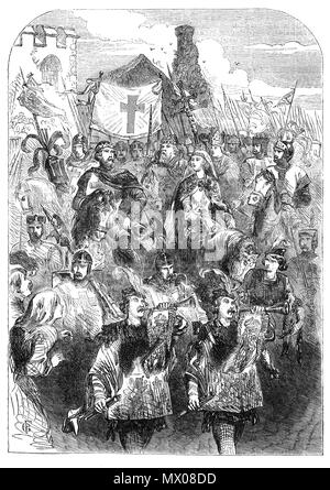 En 1270, le pays était suffisamment réglée pour le roi Édouard III (1207-1272) accompagné par la Reine Eleanor à partir pour la huitième croisade, menée par Louis de France. Henry est devenu de plus en plus malade, mais il n'a jamais retrouvé sa pleine santé et le soir du 16 novembre 1272, Henry est mort à Westminster, probablement avec Eleanor présents. Il a été succédé par Edward, qui lentement fait son chemin de retour à l'Angleterre, via la Gascogne, arrivant finalement en août 1274. Banque D'Images