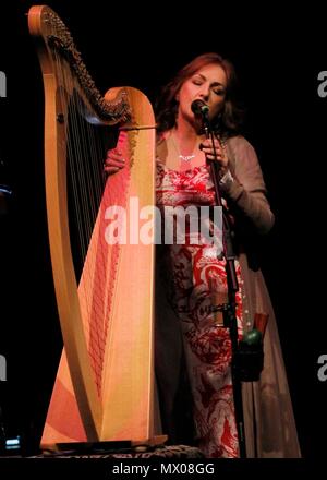 Liverpool, UK , groupe irlandais Clannad effectuer à Liverpool Philharmonic Hall, Ian crédit Fairbrother/Alamy Stock Photos Banque D'Images