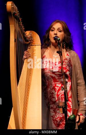 Liverpool, UK , groupe irlandais Clannad effectuer à Liverpool Philharmonic Hall, Ian crédit Fairbrother/Alamy Stock Photos Banque D'Images