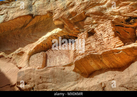 Ruines, Pueblo ancestrales cible, jusqu'à 1 000 ans, la région de Coombs Ridge, Utah, États-Unis d'Amérique, Amérique du Nord Banque D'Images