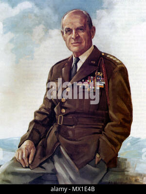 . Anglais : US Army général Matthew Ridgeway comme peint par Clarence Lamont MacNelly (1920-1986). Le portrait du général Matthew B. Ridgway est reproduit à partir de la Collection d'art de l'armée. Español : General del Ejército de los Estados Unidos por pintado Matthew Ridgeway, Clarence Lamont MacNelly (1920-1986). Este Retrato del General général Matthew B. Ridgway se reproduire de la Colección de Arte del Ejército. 25 mars 2006. 407 MatthewBRidgway MacNelly Clarence Lamont Banque D'Images